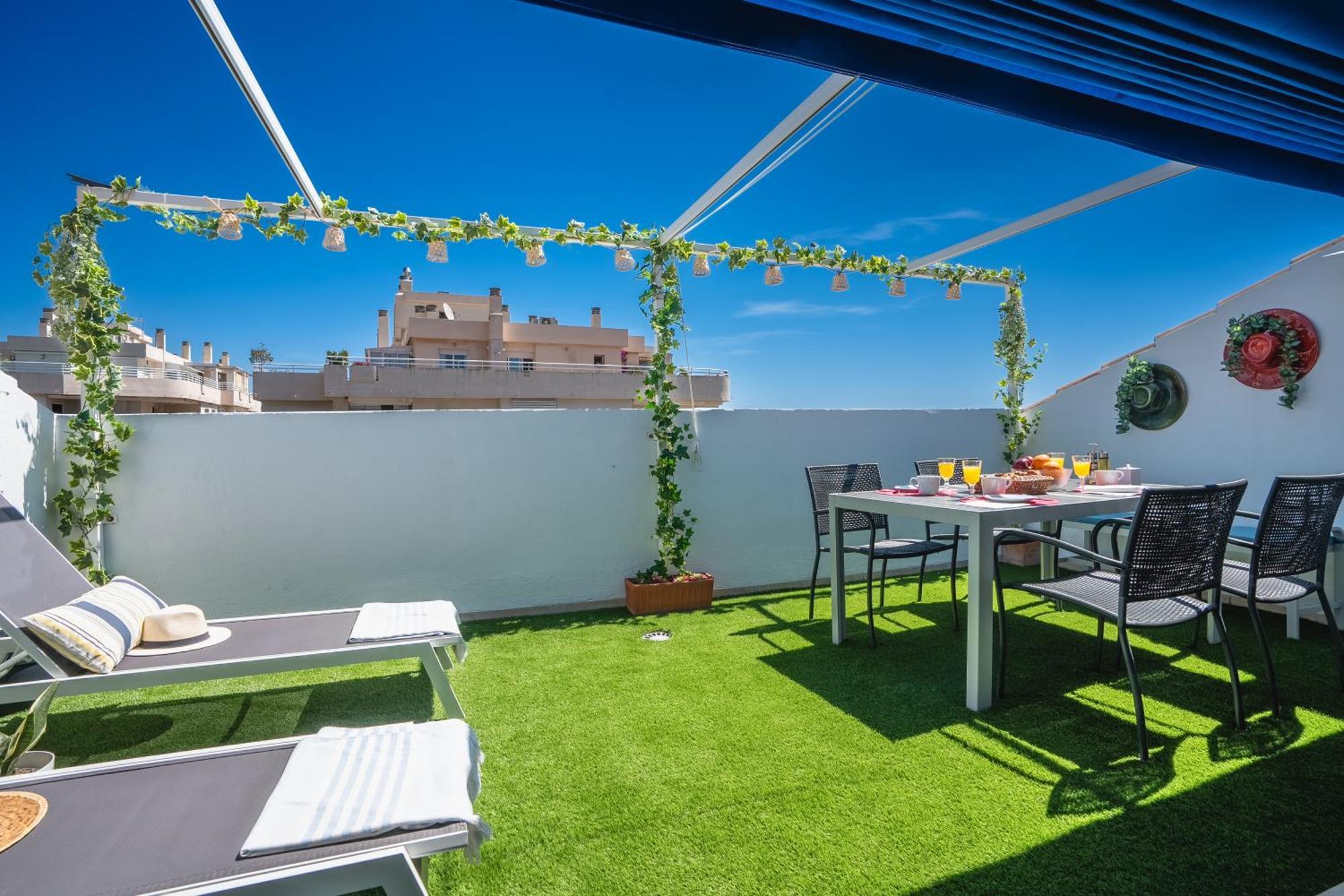 Penthouse With Sea Views Los Alamos Torremolinos Ngoại thất bức ảnh